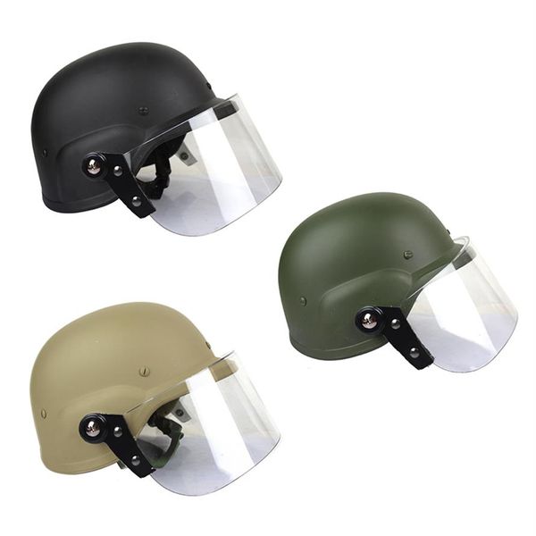 Casque de tir extérieur Airsoft casque de Protection de la tête casque ABS tactique de Style M88 avec lunettes NO01-0542500