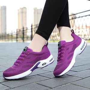 Outdoor Atletische mannen Sneakers Fashion Sports Ademend zachte zool voor dames schoenen roze paarse gai 102 62
