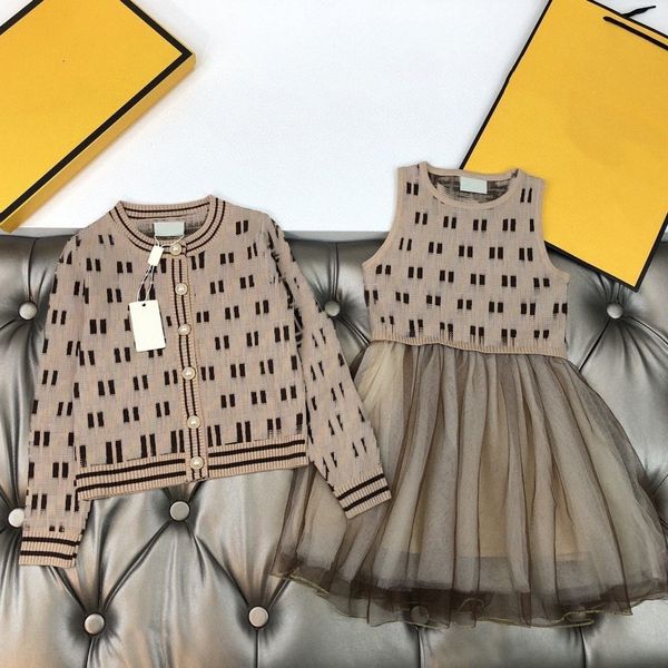 Vestido de princesa para niñas al aire libre, vestidos a cuadros para primavera y otoño, faldas con cuello vuelto, ropa para niños