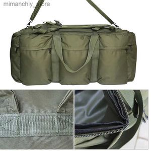 Bolsas al aire libre 100L Mochila táctica militar Hombres Super Gran Capacidad Bolsa de equipaje de viaje Al aire libre Multifuncional Tienda de campaña Almacenamiento Bolso Q231130