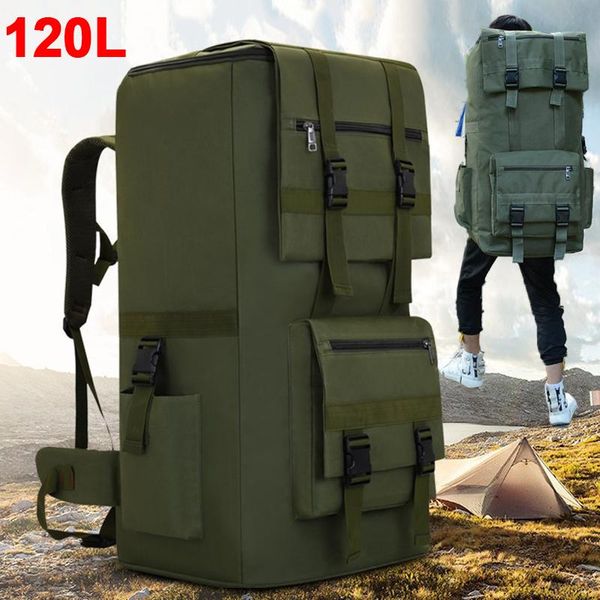 Sacs de plein air 120L 130L grand sac tactique Camping sac à dos voyage et bagages pour hommes femmes militaire armée voyage XA860WA