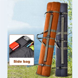 Sacs de plein air 150 cm sac de canne à pêche Portable étui monocouche accessoires de stockage de matériel de pêche rouler sac de parapluie de pêche pliable 230831