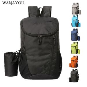 Buitenzakken 20-35l opvouwbare rugzak unisex waterdichte vouwen Sport Travel Ultra-Light draagbaar klimmende wandelrugszak