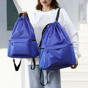 Bolsos al aire libre 2023 mochila con cordón de moda escuela gimnasio bolsa Casual cadena mochila mochila para adolescentes mujeres hombres