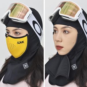 Buitenzakken 2023 Magnetische zuigkracht Quick release windmasker Ski -hoofddeksel Vandbescherming Warme deksel (geen bril bevatten) A7401