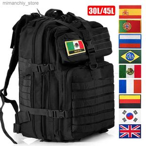 Outdoor Bags 30L/50L hommes sac à dos militaire noir Python armée sac à dos tactique en plein air Softback Camping sac de pêche randonnée chasse Pack Q231130