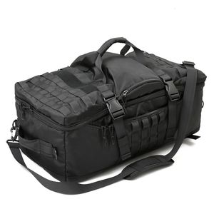 Bolsas al aire libre 40L 60L 80L Viaje a prueba de agua Equipaje de gran capacidad Hombres Duffel Bag Tote Weekend Military 231121