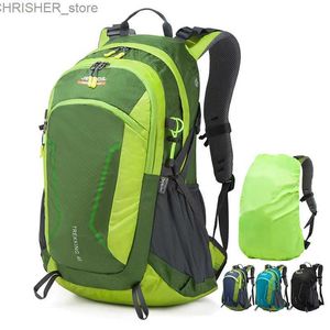 Bolsas al aire libre 40L Trekking al aire libre Bolsa de senderismo liviano Mujeres Menores Camping Day Pack Gran capacidad Rucksack With Rain Coverl231222