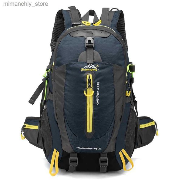 Bolsas al aire libre 40L impermeable escalada mochila táctica viaje senderismo mochila portátil mochila trekking mochila al aire libre hombres mujeres deporte bolsa Q231130