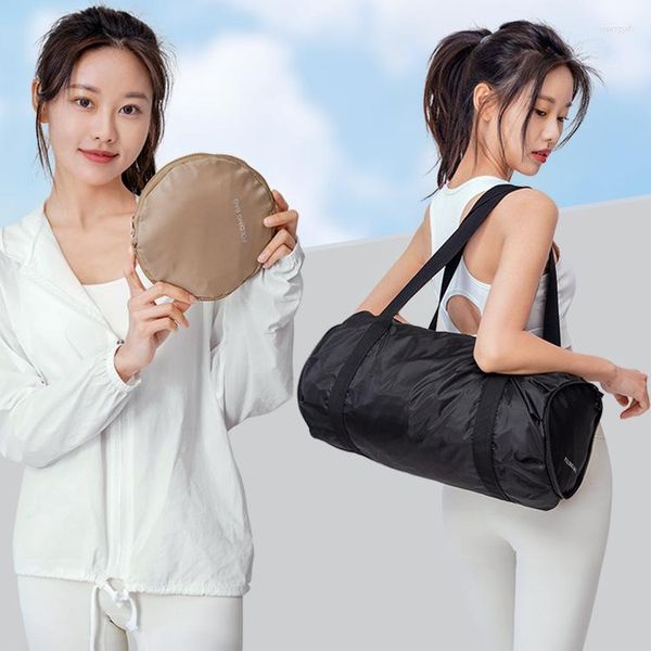 Sacs de plein air 48 28cm plié luxe femme voyage designer rond bandoulière sacs à main sac à main pochette pour femmes sac fourre-tout de sport