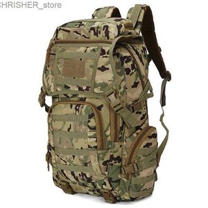 Sacs extérieurs 50L Sactual tactique Sport extérieur Randonnée Rucksack MOLLE MOLLE PACK CAMPING CAMPING CALPING EMPHEPHOP TEMPHERPHOP Fishing Military Bagsl231222