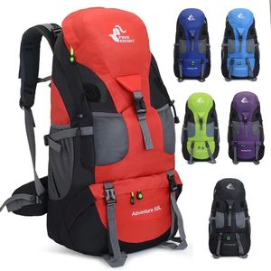 Outdoortassen 50L Reisrugzak Wandelen Waterdichte trekkingtas Man Vrouw Campingrugzak Fietsen Dagrugzakken Bergbeklimmen Rugzakken 231114