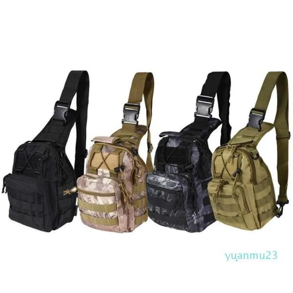 Sacs de plein air 600D Sac à dos extérieur Shoder Molle Sac tactique Rucksack Sacs à dos Randonnée 45 Camouflage Étanche Designer Mens Drop Del Dhj3M