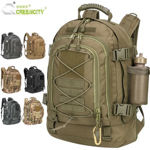 Bolsas al aire libre 60L Hombres Mochila táctica militar Molle Ejército Senderismo Bolsa de escalada Impermeable Deportes Viajes Camping Caza Mochila 231114