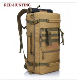 Buitenzakken 60L Militaire tas Duurzame unisex tactische rugzak oxford single shouder voor kampeerwandelende klimmen