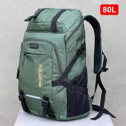 Sacs de plein air 60L80L Deux tailles Voyage Sac à dos Hommes Femmes Grande capacité Bagages Student Laptop Bag Camping Rucksack 231114