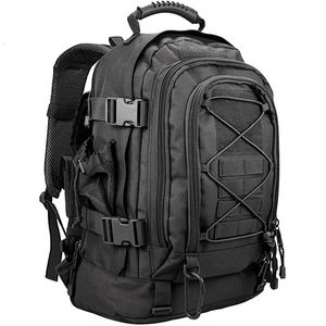 Bolsas al aire libre 65L Mochila táctica militar de gran capacidad Hombres Mochilas del ejército Molle Mochila Bolsa de escalada impermeable Viajes Camping Senderismo 231204