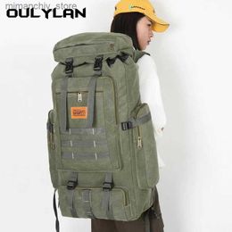 Outdoor Bags 80L 600D Nylon imperméable Trekking sacs de chasse sac à dos sacs à dos militaires en plein air formation en plein air Mol sacs à dos tactiques Q231130