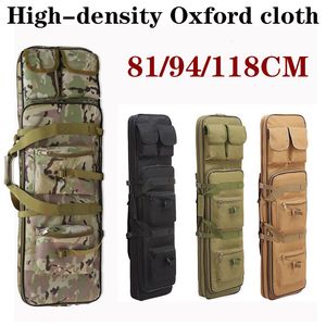 Sacs de plein air 81 94 117cm Sac tactique Chasse Sniper Rifle Accessoires militaires Transportant Gun Protection Sac à dos Pêche 230907