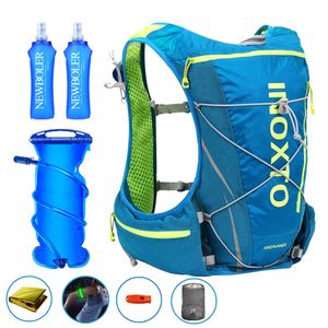 Outdoor Bags 8L Running Hydration Vest Backpack Men Women Outdoor Sport Bags Trail Marathon Jogging Hiking Backpack option Water Bag Flask 230727