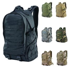 Buitenzakken 900D Oxford Men Tactische rugzak militaire camouflage 27l molle tas wandelen camping schouder