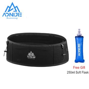 Bolsas al aire libre AONIJIE Running Riñonera Hombres Mujeres Invisible Trail Belt Paquete de hidratación Soporte para teléfono Gimnasio Fitness Marathon W938S 230621