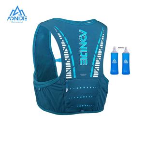 Outdoortassen AONIJIE Ultralicht hardloopvest Outdoor drinkrugzak 5L Rugzak Draagbaar Voor kamperen Wandelen Trail Marathon Joggen C933S 231127