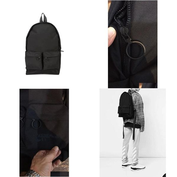 Sacs de plein air Sac à dos Toile Ceinture Homme Haute Poitrine Sac Taille MTI But Cartable Noir Cartable Marque Messenger Femmes Drop Livraison Spo Dhnam