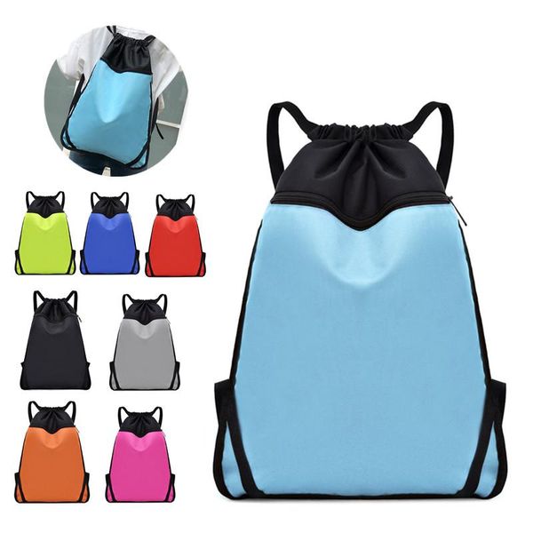 Bolsas al aire libre Mochila Hombres Gimnasio Viajes Nylon Damas Cordón Correr Atletismo Fin de semana Fitness Hombro Bolsas Entrenamiento Deportes para mujeres