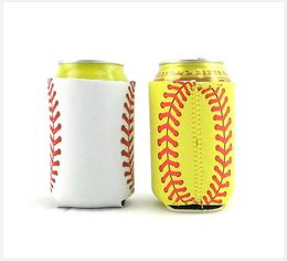 Sacs de plein air Baseball Softball Peut Néoprène Beverage Coolers Holder Bottom Beer Cup Cover