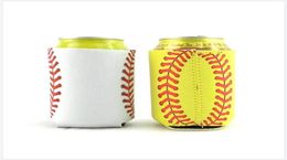 Sacs de plein air Baseball Softball Can Néoprène Refroidisseurs de boissons Porte-gobelet de bière inférieur Cover5092828