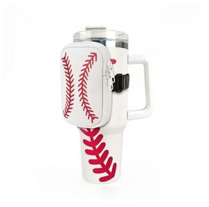 Outdoortassen Honkbal Softbal sporttas Sublimatie Waterfleszakje voor 40oz Tumbler Accessoires Leuke draagbare opslag