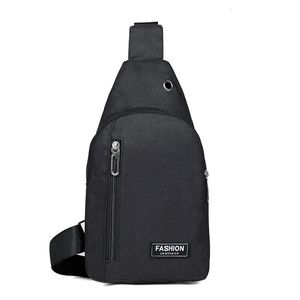 Outdoortassen Zwart Oxford-doek Crossbodytas met enkele schouder Casual sport Heren Outdoor Trend Sling Bag 231011