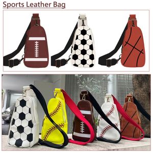 Bolsas al aire libre bling softbol fútbol bolsa de playa deportes cuero Softbol Béisbol bolsas de hombro Chica Voleibol Totalizadores Almacenamiento DHL gratis