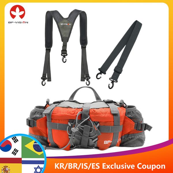 Sacs de plein air BP-VISION Randonnée en plein air Taille Sac Homme Cyclisme Sac à dos étanche Sports de montagne Fanny Pack Camping Nylon Chasse Accessori 230728