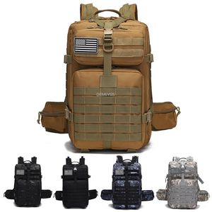 Sacs de plein air Camouflage sac à dos tactique grande capacité randonnée alpinisme armée militaire entraînement au Combat Molle sacs à dos