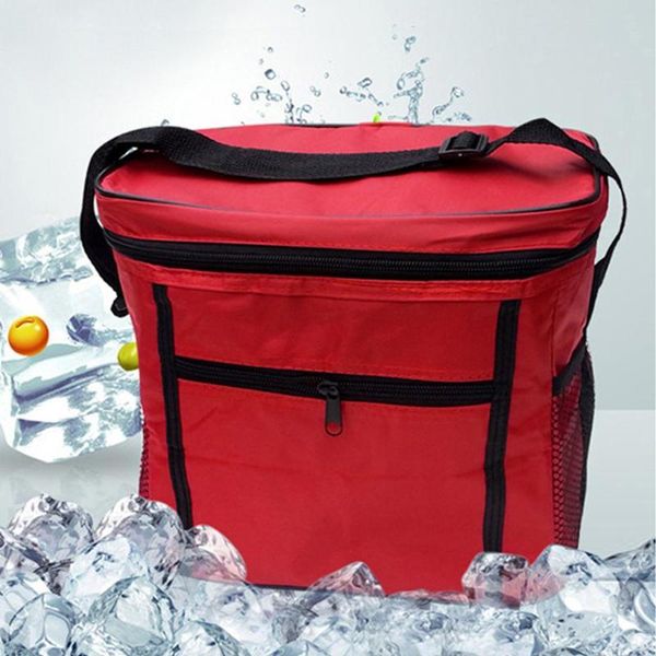 Bolsas al aire libre Camping Picnic Bolsa Oxford Tela Caja de hielo Paquete impermeable Contenedor de almacenamiento para barbacoa