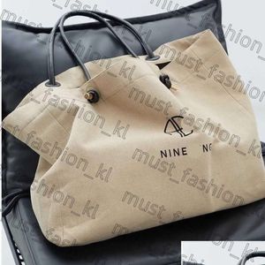 Buitenzakken Designer Tas grote capaciteit TOTE TAG ANINE CANVAS SHODER BING BEACHTZAK WINKEL Schoudertas Anine Binge Delivery Handtas Sports Outdoor Sport 492