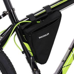 Docooler Triangle Sac De Cyclisme Vélo Vélo Avant Selle Tube Cadre Pochette Sac Titulaire Sport De Plein Air Triangle Sac De Vélo 231011