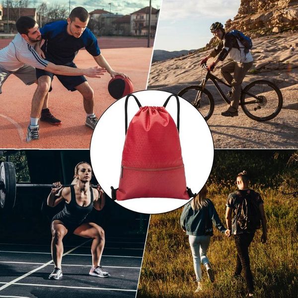 Bolsas al aire libre Mochila Mochila Gimnasio Gran capacidad Multifunción impermeable para la escuela deportiva natación