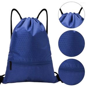 Buitenzakken Drawtring Backpack Sports Fitness Grote capaciteit Gym String Waterdichte multifunctionele multifunctioneel voor reisstrand