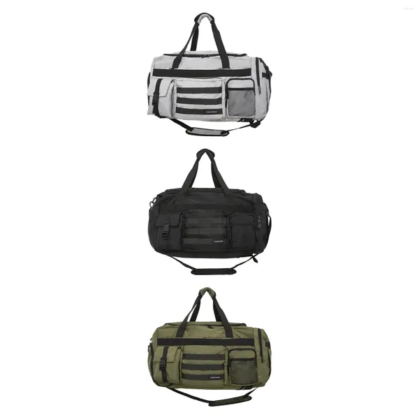 Sacs de plein air Duffle Sac à dos Sports Gym Sac Weekender Hommes Femmes Toilette Stockage Épaule pour Camping Outddor Exercice Fitness