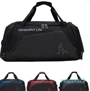 Bolsas al aire libre Bolsa de lona Deportes Anti-Olor y Anti-Scratch Travel Duffel Mujeres con compartimiento de zapatos Regalo para la familia