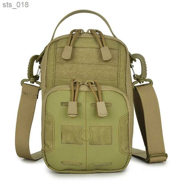 Bolsas al aire libre DUTRIEUX, bandoleras cruzadas de nailon para exteriores para hombre, bolso informal táctico, bolso de hombro individual con divisor para hombre, gran capacidad H24119