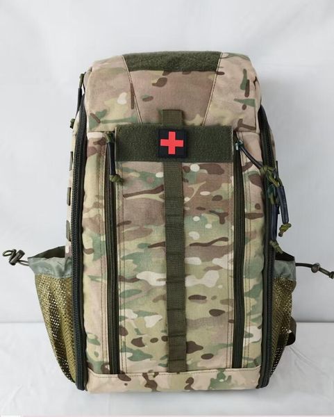 Уличные сумки, отличный элитный охотничий рюкзак Molle, медицинское тактическое оборудование, военная камуфляжная сумка, водонепроницаемая Прямая доставка Sp Dhiwm