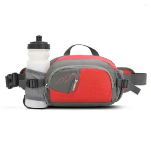 Bolsas al aire libre Fanny Pack corriendo el bolso Bolso con soporte de botella impermeable para ciclismo de senderismo de hidratación jogging