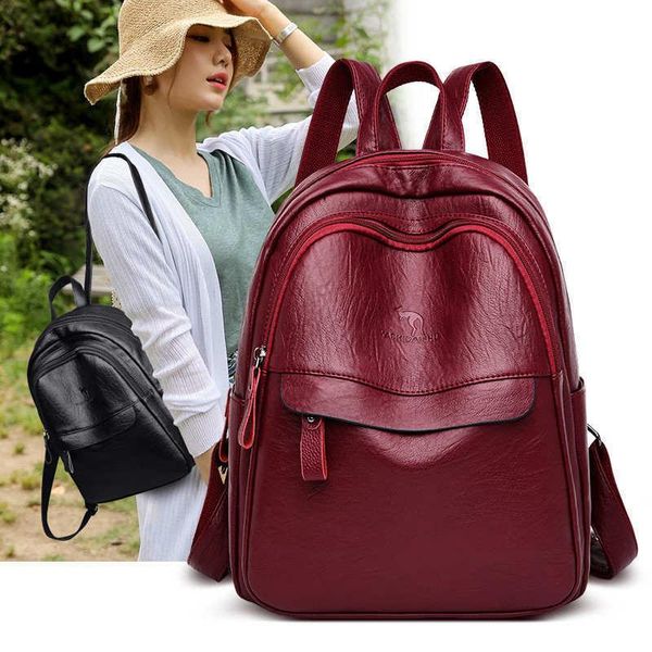 Bolsas al aire libre Mochilas femeninas Mochila Casual Estilo coreano Estudiante Escuela negra para adolescentes Mochila Notebook Bookbag