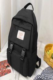 Sacs extérieurs Sac école de boucle féminine pour adolescente 2021 Nylon Travel Backpack Femmes Mochilas Sac A Dos Ladie ordinateur portable Rucksack M9106448