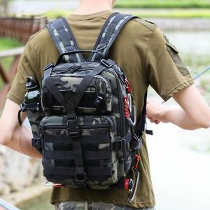Buitenzakken Vissen Sling Sling Backpack Camping Bag Travel voor mannen Militair Tactisch Molle Army Wandelen Treking Assualt XA249A