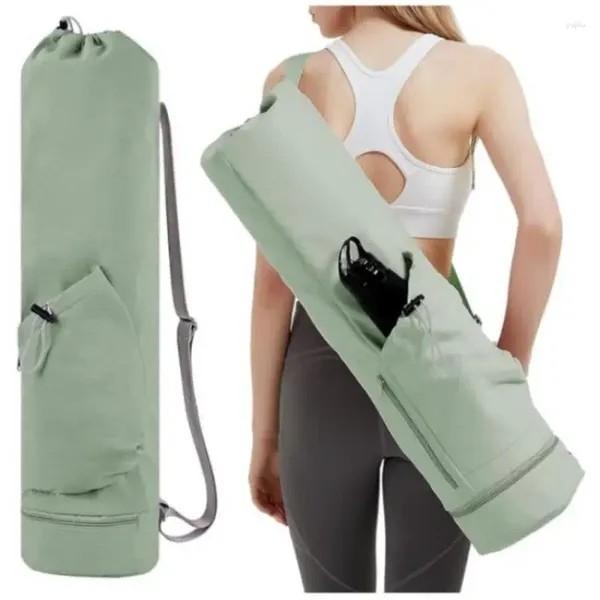 Sacs extérieurs Fitness Sports Yoga Mat Sac multifonction Pocket Carrier Knapsack Grand Capacité Porte-rangement